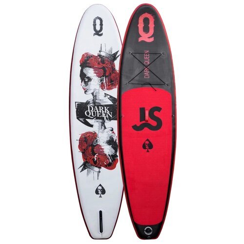 Надувная SUP-доска (SUP board) JS BOARD RED QUEEN 11′ с насосом, веслом и страховочным лишем