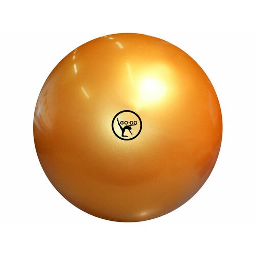 Мяч для художественной гимнастики GO DO. Диаметр 15 см. Цвет: золото. Производство: Россия