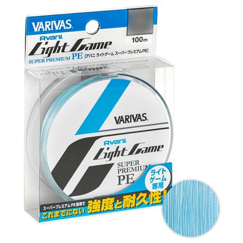 Плетёный шнур Varivas Avani Light Game Super Premium Pe 100м. 0.4PE BLUE