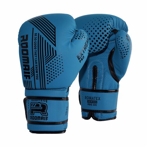 Боксерские перчатки Roomaif Rbg-335 Dх Blue размер 08 oz