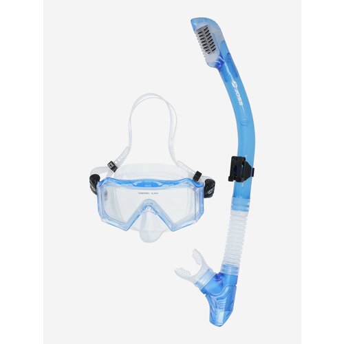 Комплект для плавания Joss: маска, трубка Синий; RUS: Б/р, Ориг: one size