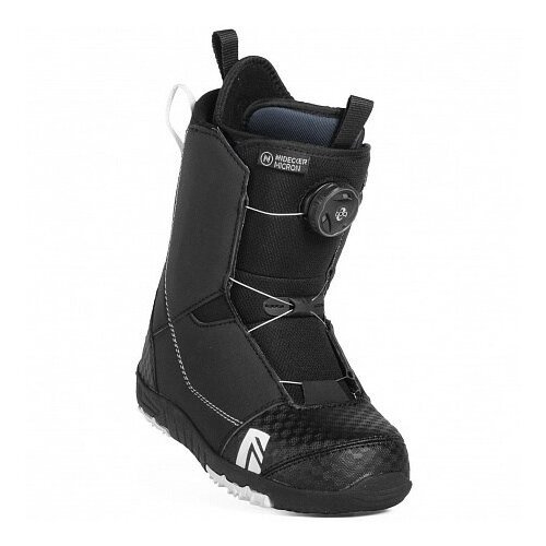 Ботинки для сноуборда детские NIDECKER 2020-21 Micron Black (US:6)