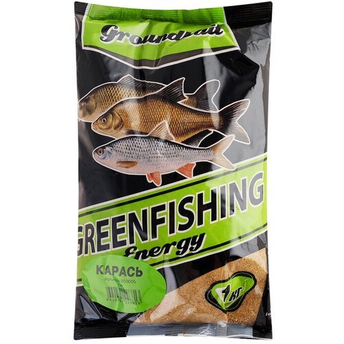 GREENFISHING Прикормка Greenfishing Energy, карась, 1 кг
