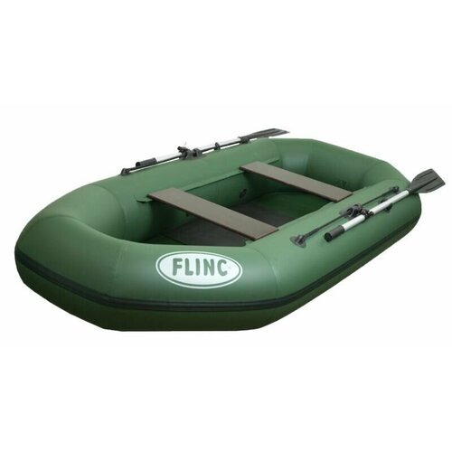 Лодка надувная FLINK F260L (цвет оливковый) (+) 10054
