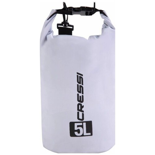 Гермомешок, герморюкзак, влагозащитная сумка CRESSI с лямкой DRY BAG объем 5 литров белый