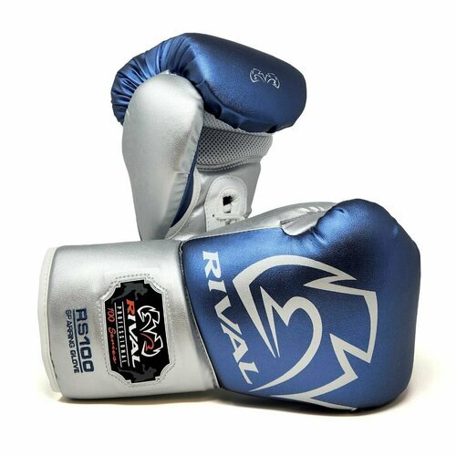 Перчатки боксерские RIVAL RS100 PROFESSIONAL SPARRING GLOVES, 16 унций, синие