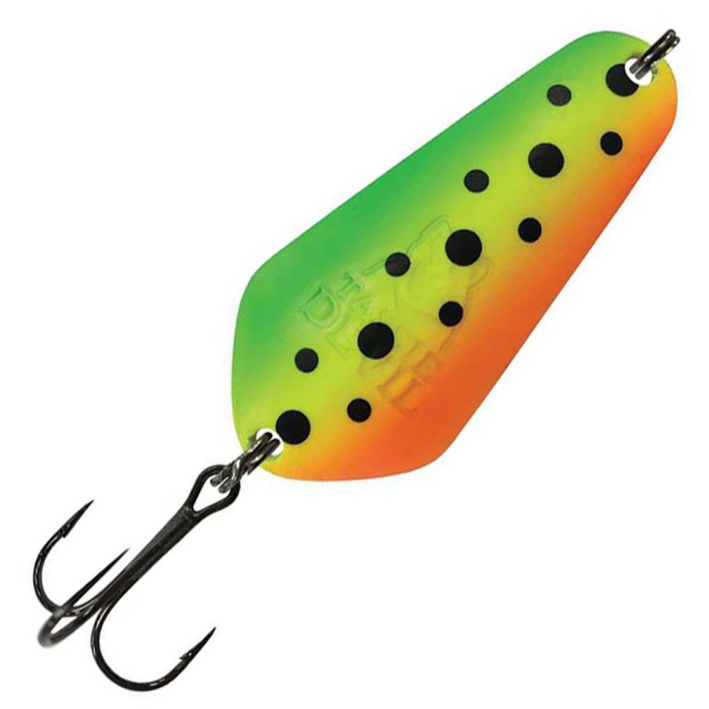 Блесна колеблющаяся Wigstons Lures Tasmanian Devil Spoon 9гр #3 Fire Tiger