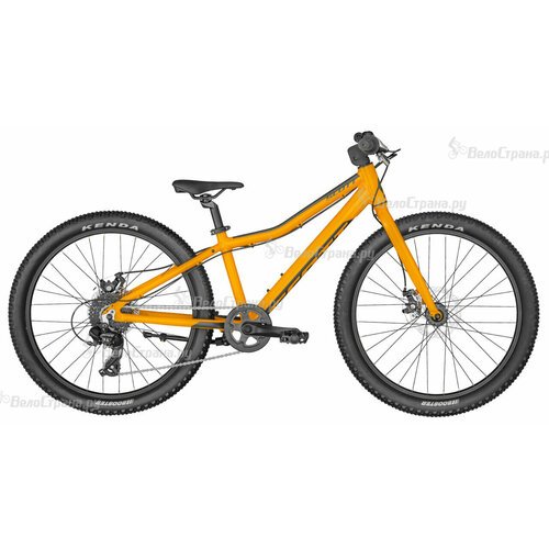 Подростковый велосипед Scott Scale 24 Rigid (2022) 24 Оранжево-черный (130-145 см)