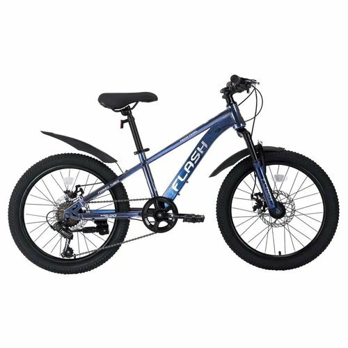 Велосипед 22' TechTeam FLASH 12' синий хамелеон