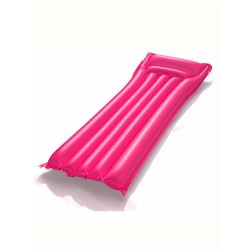 Матрас надувной для плавания 183*69 см ПВХ (розовый)