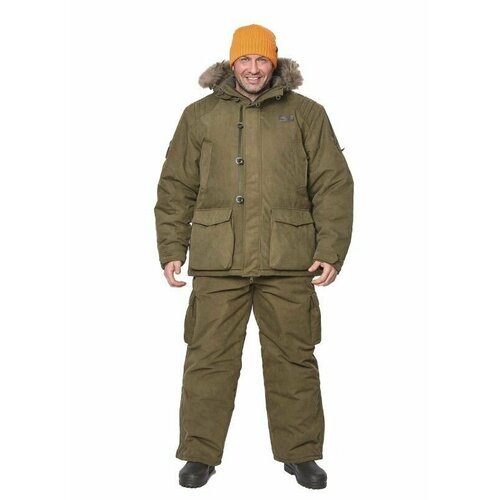 Зимний охотничий костюм NOVATEX 'Хант' -45, размер 64/66, мужской, цвет хаки