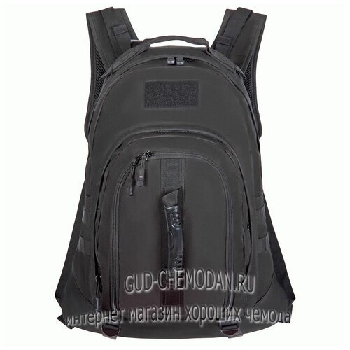 Рюкзак городской MR.MARTIN черный с дополнительной ручкой 46х38х15 см
