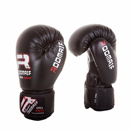 Боксерские перчатки Roomaif Rbg-112 Dx Black размер 12 oz