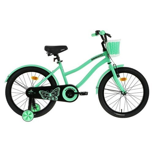 GRAFFITI Велосипед 20' Graffiti Flower, цвет светло-зеленый