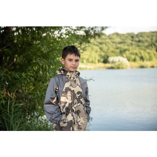 Детский летний камуфляжный костюм 'SoKol Горка' для охоты, рыбалки и туризма, размер 28/30