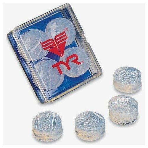 TYR Беруши Soft Silicone Ear Plugs белый, one size
