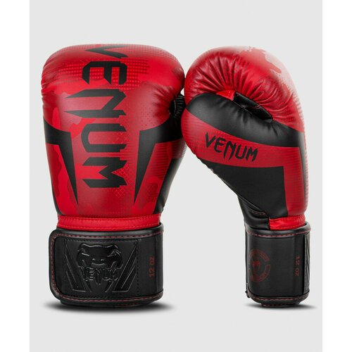 Боксерские перчатки Venum Elite 14oz красный, камуфляж
