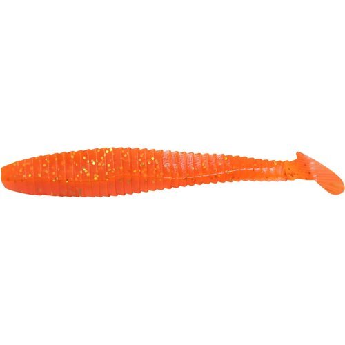 Виброхвост YAMAN PRO Flatter Shad, р.2 inch, цвет #03 - Carrot gold flake (уп. 6 шт.)
