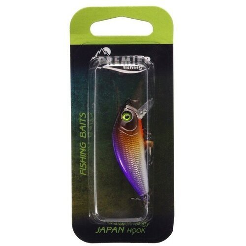 Воблер PREMIER Real Minnow 44, 4.4 см, 3.8 г, минноу, тонущий (0.4-1.8 м), цвет 007 (PR-RM44-007)