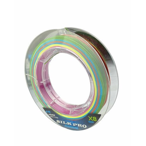 Шнур Riverzone Silk Pro WX8 PE 6,0 150м Colorful