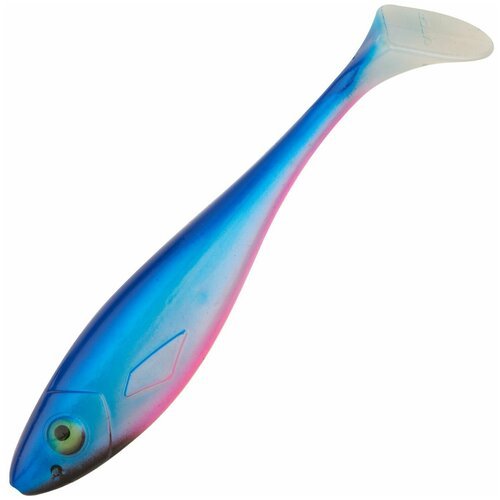 Силиконовая приманка для рыбалки Gator Gum 22см #Jenka UV, виброхвост на щуку, окуня, судака