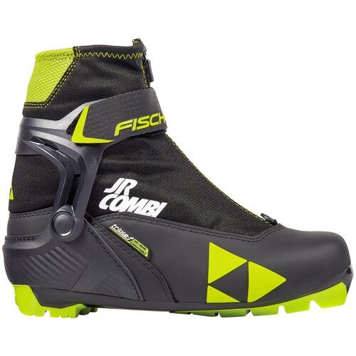 Лыжные ботинки Fischer Jr Combi S40420 NNN (черный/салатовый) 2020-2021 34 EU