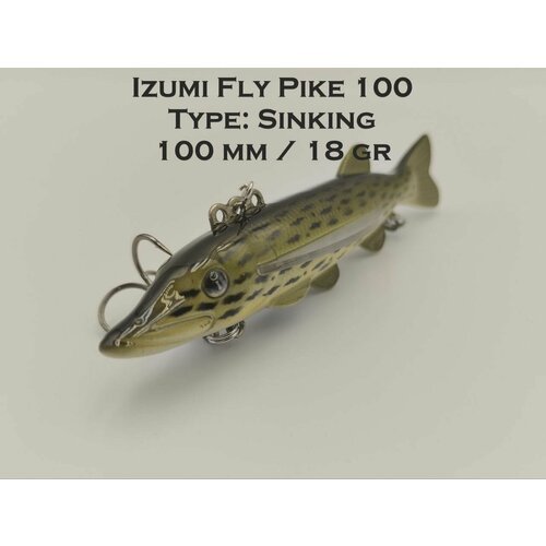Воблер Izumi Fly Pike 100 18gr цвет 3