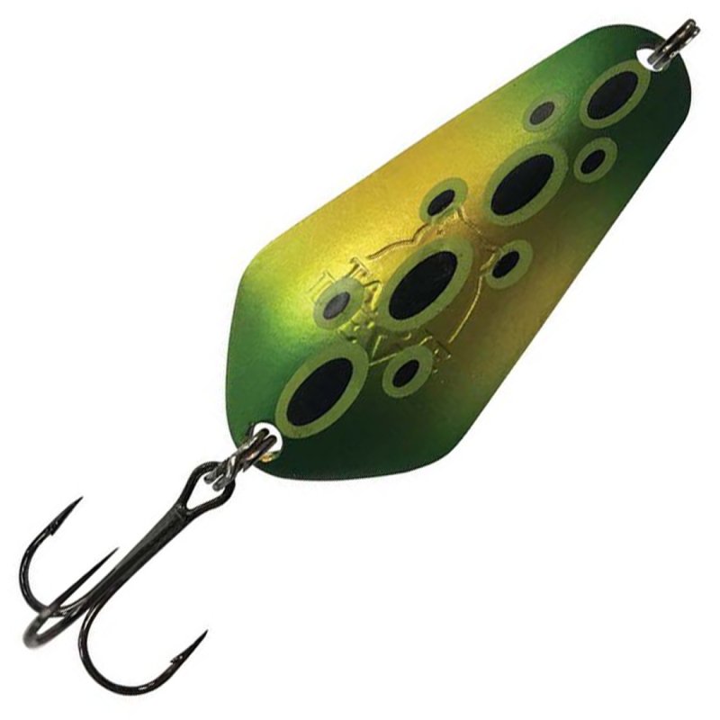 Блесна колеблющаяся Wigstons Lures Tasmanian Devil Spoon 12,5гр #4 Frog