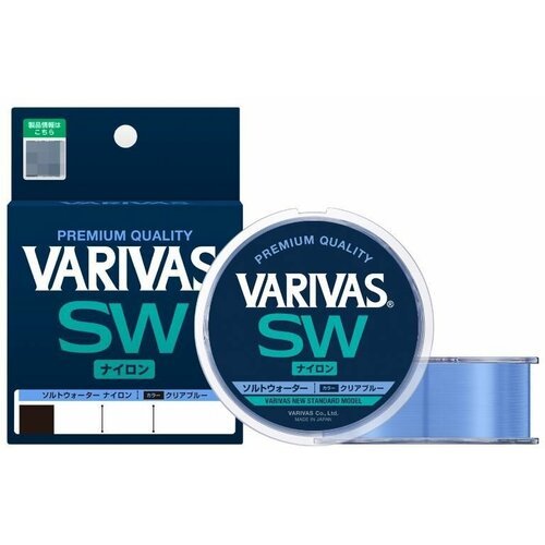 Леска для рыбалки Varivas SW Nylon #2,5 0,260мм 150м (clear blue)