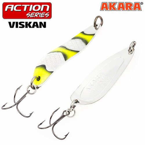 Блесна колебалка Akara Action Series Viskan 80 24 гр. 6/7 oz. AB90