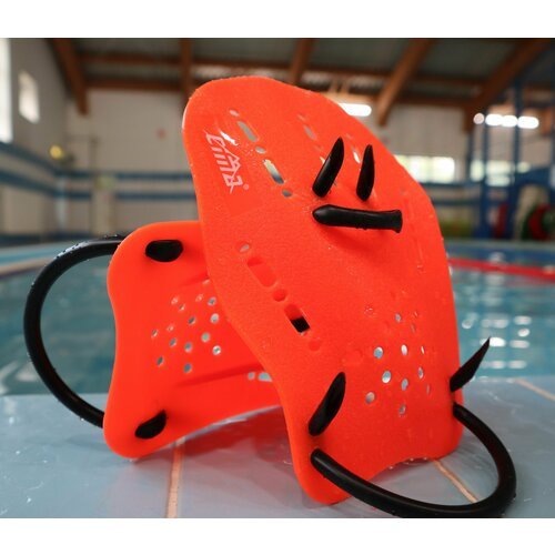 Лопатки для плавания CIMA детские S оранжевый цвет