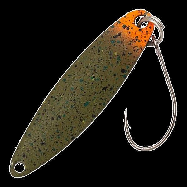 Блесна колеблющаяся Berkley AGS Sukoshi 3,5гр #Orange Tip/Splat Pel/Splat Pel