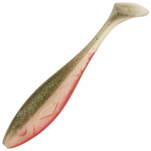 Силиконовая приманка для рыбалки Gator Gum 12см #RedGhost, виброхвост на щуку, окуня, судака