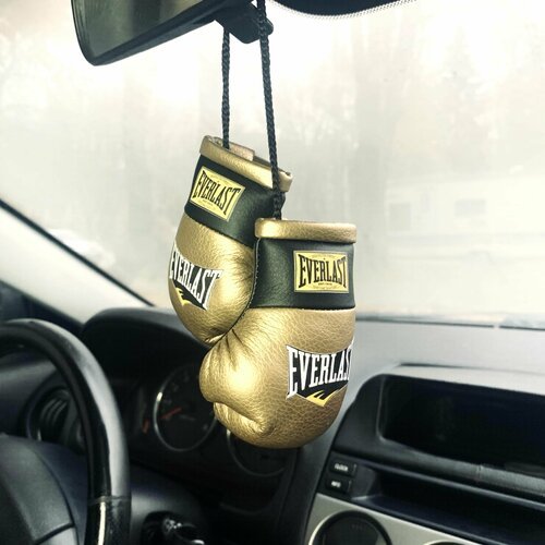 Сувенирные боксерские перчатки Everlast/Брелок перчатки/Подвеска на зеркало автомобиля