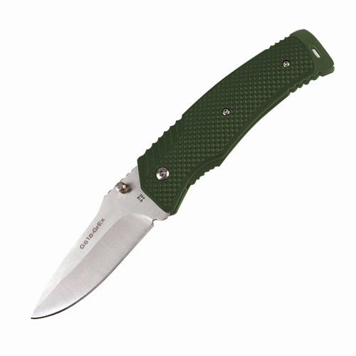 Нож Ganzo G618 440 Steel Exclusive Edition Green Handle, G618-GrEx