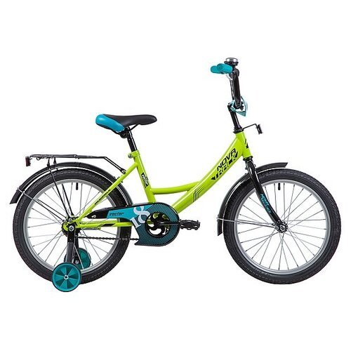 Детский велосипед Novatrack Vector 18 (2019) зеленый 11.5' (требует финальной сборки)