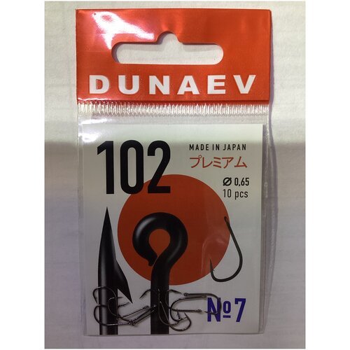 Крючок Dunaev Premium 102 # 7 (упак 10шт)