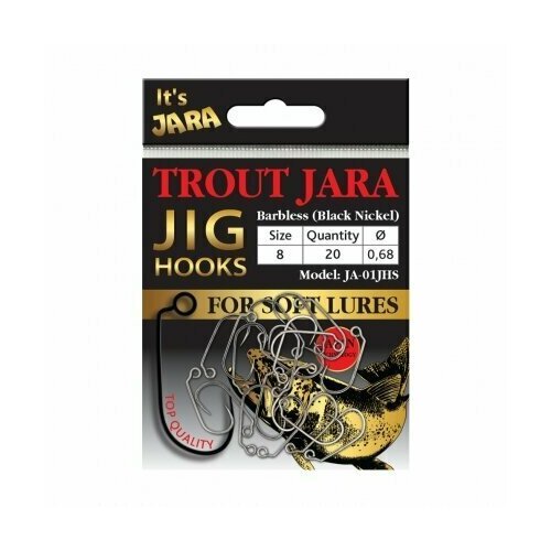 Jara Baits Jig Hooks JA-01JHS (#8)