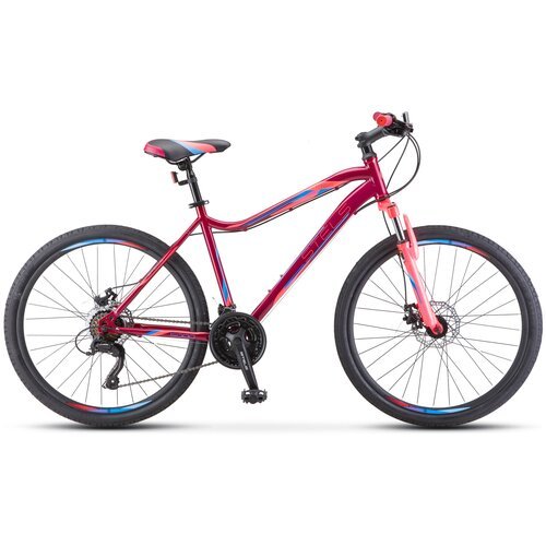 Горный (MTB) велосипед STELS Miss 5000 MD 26 V020 (2022) вишневый/розовый 18' (требует финальной сборки)