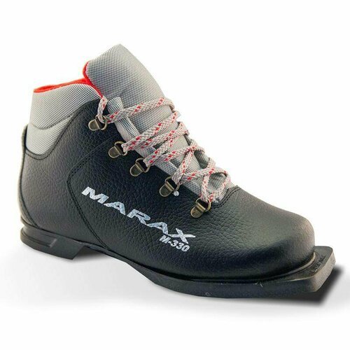 Ботинки лыжные МХ 330 кожа черный NEW р. 36