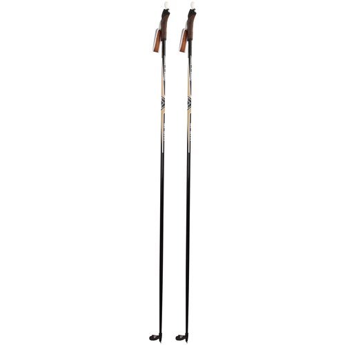 Детские лыжные палки STC Sport, 145 см, черный