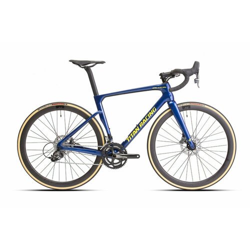Велосипед Titan Racing Valerian Carbon Pro (2023) S(50cm) DarkBlue/Gold