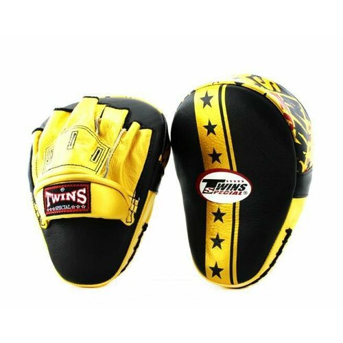 Лапы боксерские Twins Focus Mitts Star Edition PML-10 Gold, золотой