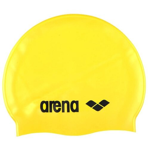 Шапочка для плавания ARENA Classic Silicone Cap желтая