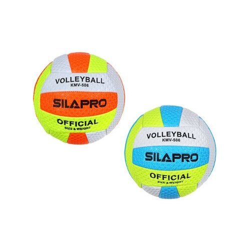 Silapro мяч волейбольный 22см, 5 р-р, 2сл, пвх 2.5мм, 290г (+-10%)