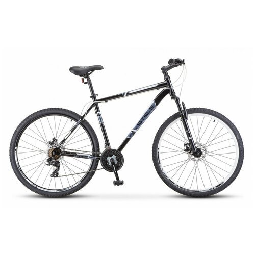 Велосипед Stels Navigator 700 D 27.5 F020 (2022) Размер рамы: 21 Цвет: Чёрный/белый
