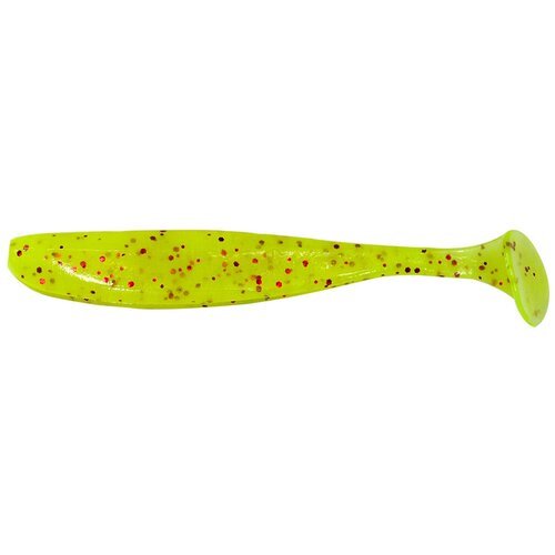 Силиконовая приманка Keitech Easy Shiner 4.5' #PAL01S Chartreuse Red Flake