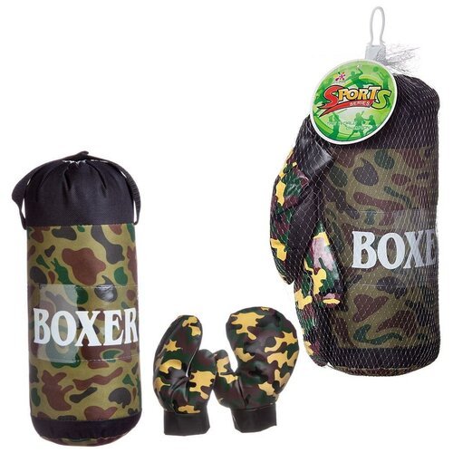 Боксерский набор, груша, перчатки, 17x17x34см 9105