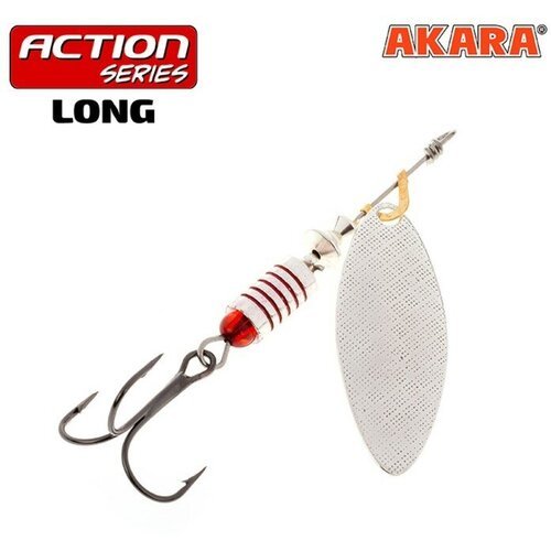 Akara Блесна вращающаяся Akara Action Series Long 1, 5 г, цвет A19