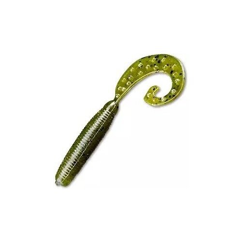 Силиконовая приманка REINS FAT G TAIL GRUB 2 Цв. 002-Green Pumpkin